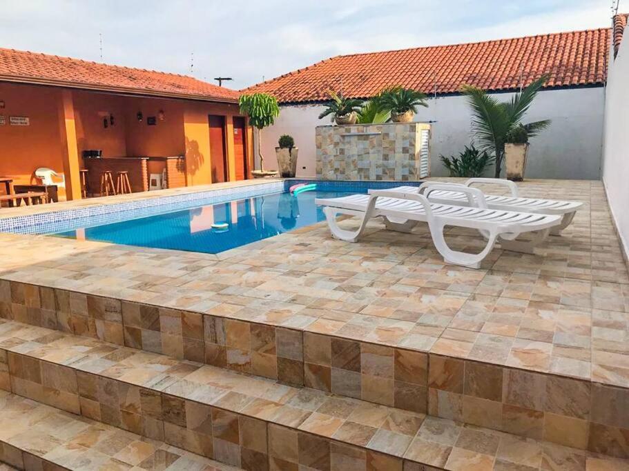 Casa Com Piscina Itanhaem Cibratel II Itanhaém Exterior foto